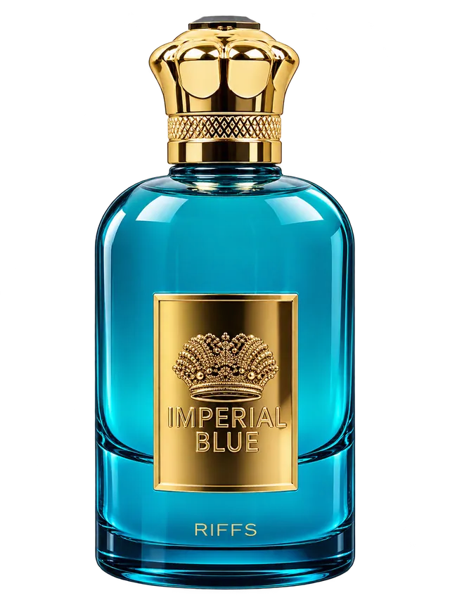 Riiffs Imperial Blue fragrance bottle