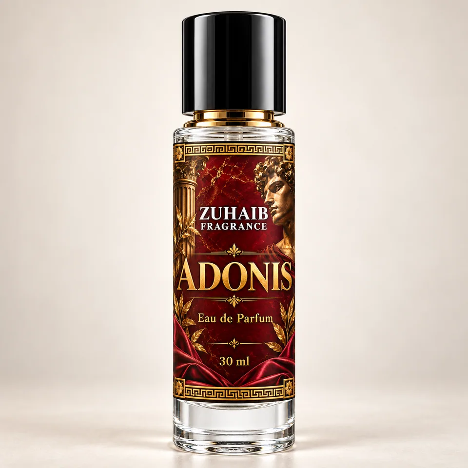 Adonis by Zuhaib Fragrance — original 30 ml Eau de Parfum bottle
