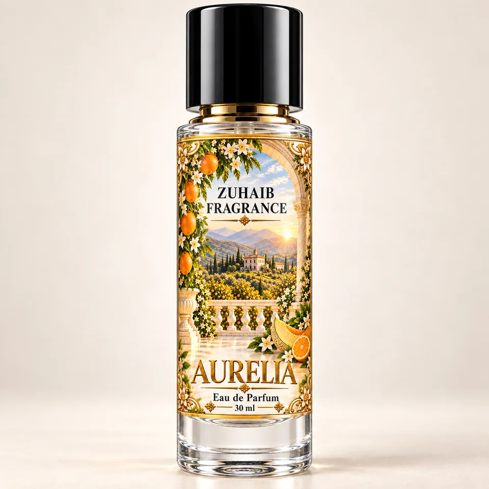 Aurelia by Zuhaib Fragrance — original 30 ml Eau de Parfum bottle